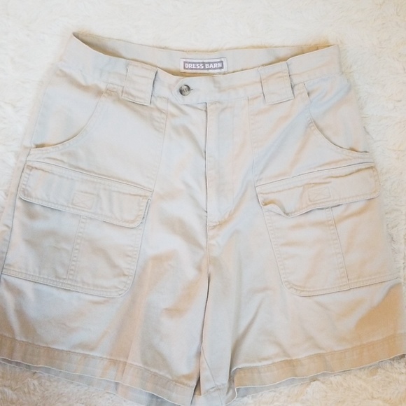 Dress Barn Pants - Womens light tan cargo shorts